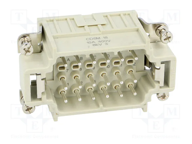 ILME CDSM18 Conector HDC Macho de 18 Pines