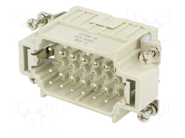 ILME CDSM18 Conector HDC Macho de 18 Pines