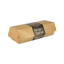 PAPSTAR Good Food Burger-Boxen marrón y gris