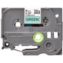 Brother TZe-721 Cinta laminada verde/negro 9mm x 8m