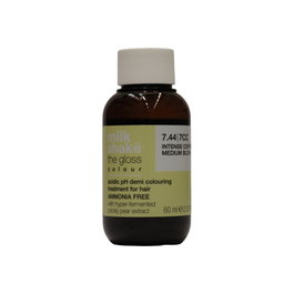 Milk Shake The Gloss Acidic pH Tinte de cabello demi-permanente 7.44 Intense Copper Medium Blond 60 ml