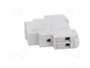 FINDER Relé de instalación biestable 24V DC NA para raíl DIN