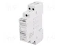FINDER Relé de instalación biestable 24V DC NA para raíl DIN