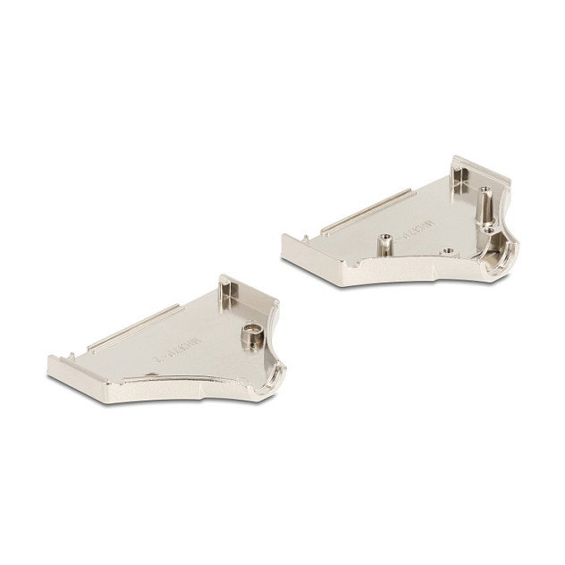 DeLOCK 67137 Carcasa de conector Sub-D de 37 pines en metal, Hembra, Plata DeLOCK 67137 Carcasa de conector Sub-D de 37 pines en metal, Hembra, Plata