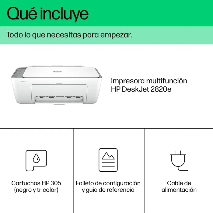 HP DeskJet 2820e Gris
