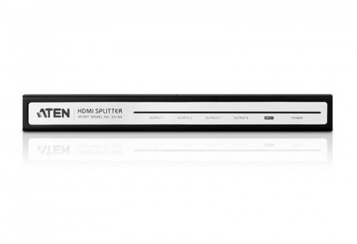 Aten VS184B Splitter HDMI True 4K de 4 Puertos, 60Hz, Negro