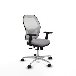PIQUERAS Y CRESPO Silla de oficina Jorquera Gris y Blanco