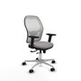 PIQUERAS Y CRESPO Silla de oficina Jorquera Gris y Blanco