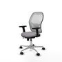 PIQUERAS Y CRESPO Silla de oficina Jorquera Gris y Blanco