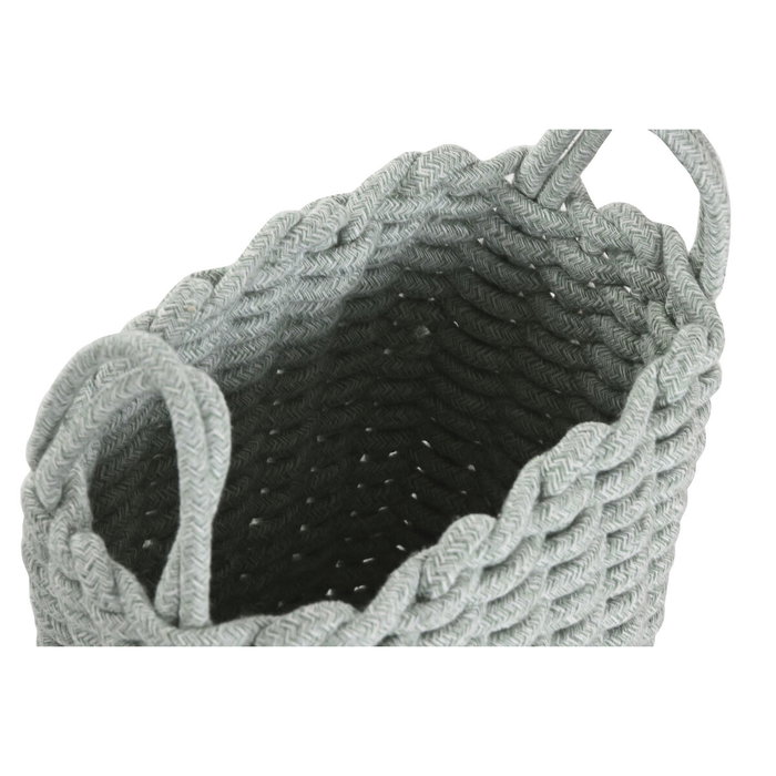DKD Home Decor Set de 3 Cestas de Cuerda Surtidas