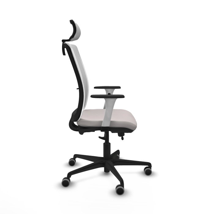 PIQUERAS Y CRESPO Silla de oficina Haches con mecanismo Sincro/Traslack en color Blanco PIQUERAS Y CRESPO Silla de oficina Haches con mecanismo Sincro/Traslack en color Blanco