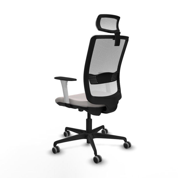PIQUERAS Y CRESPO Silla de oficina Haches con mecanismo Sincro/Traslack en color Blanco PIQUERAS Y CRESPO Silla de oficina Haches con mecanismo Sincro/Traslack en color Blanco