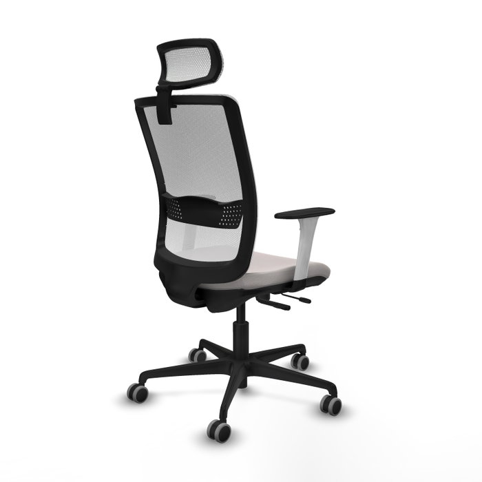 PIQUERAS Y CRESPO Silla de oficina Haches con mecanismo Sincro/Traslack en color Blanco PIQUERAS Y CRESPO Silla de oficina Haches con mecanismo Sincro/Traslack en color Blanco