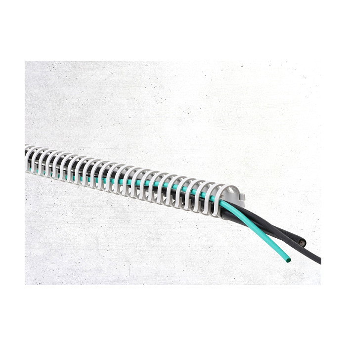 DeLOCK Canal de cables flexible autoadhesivo o atornillable 34 x 35 mm, 50 cm, gris DeLOCK Canal de cables flexible autoadhesivo o atornillable 34 x 35 mm, 50 cm, gris