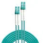 LINDY Cable de fibra óptica e InfiniBand 3 m LC-LC OM3 Turquesa