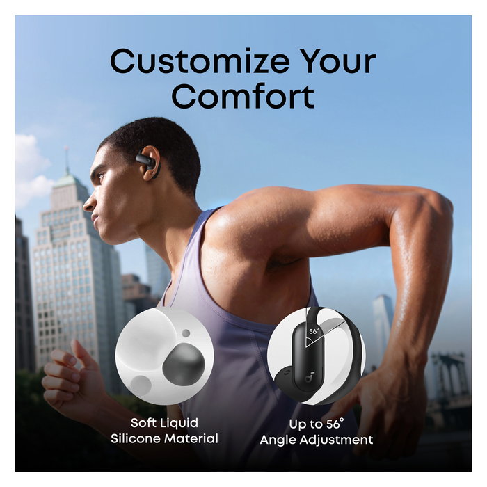 Anker Auriculares deportivos Soundcore AeroFit 2 Pro Bluetooth 6.1 IP55 Resistencia al agua y polvo Color Blanco