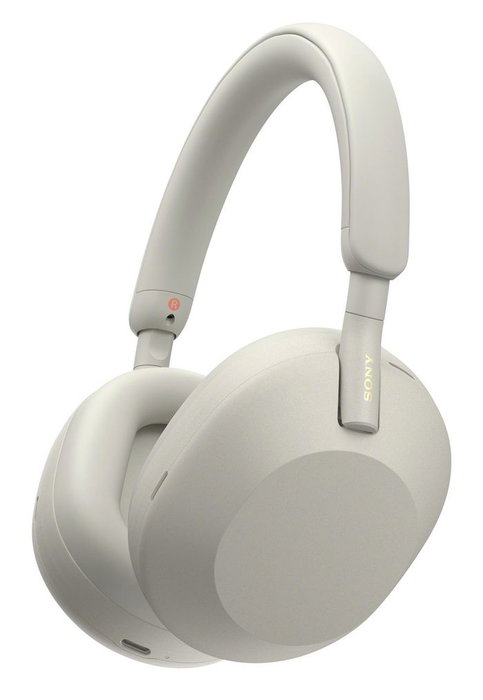 Sony WH-1000XM5 Auriculares de Diadema Inalámbricos Plata, Blanco