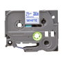 Brother TZe-243 Cinta Laminada 18mm Azul sobre Blanco