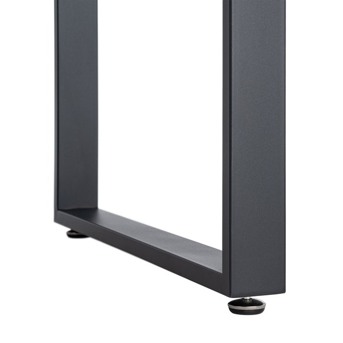 Mesa Extensible Natural Dm-Metal Salón 120 X 80 X 76 cm