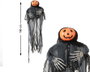 Atosa Figura Colgante De Calabaza Con Tunica Negra Para Halloween 100 x 54 cm