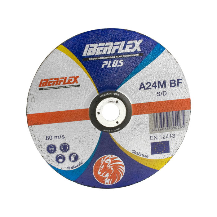 SIFER Disco de Desbaste Metal 125 x 7 x 22.2 mm 12200 RPM SIFER Disco de Desbaste Metal 125 x 7 x 22.2 mm 12200 RPM