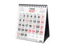 FINOCAM Calendario de Sobremesa 2027 Números Grandes XS Neutro