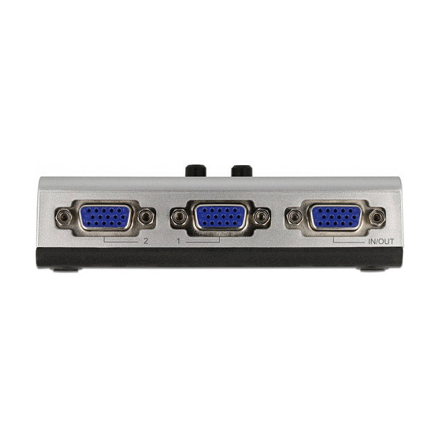 DeLOCK Conmutador VGA Bidireccional Manual de 2 Puertos