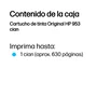 HP Cartucho de Tinta Original 953 Cian