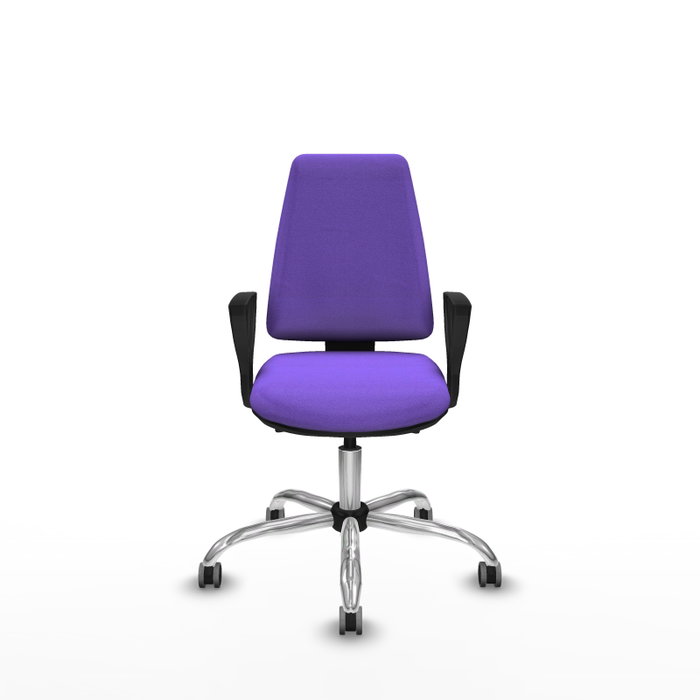 PIQUERAS Y CRESPO Silla de oficina Elche con mecanismo Asincro color Lila