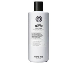 Maria Nila SHEER SILVER Champú Neutralizante Tono Violeta para Cabello Rubio, Cuida el Color y Aporta Luminosidad - 350 ml