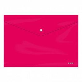 DOHE Dosier Sobre Polipropileno Opaco Broche Rosa