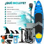 Tabla de Paddle Surf Hinchable con Accesorios Winvey SUP-B Azul