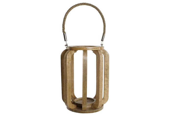 DKD Home Decor Portavela Alpino Natural Mango y Cristal 25 x 35 x 25 cm DKD Home Decor Portavela Alpino Natural Mango y Cristal 25 x 35 x 25 cm