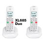 Alcatel XL685 Duo EWE Teléfono Senior con Teclas Grandes e Identificador de Llamadas Negro