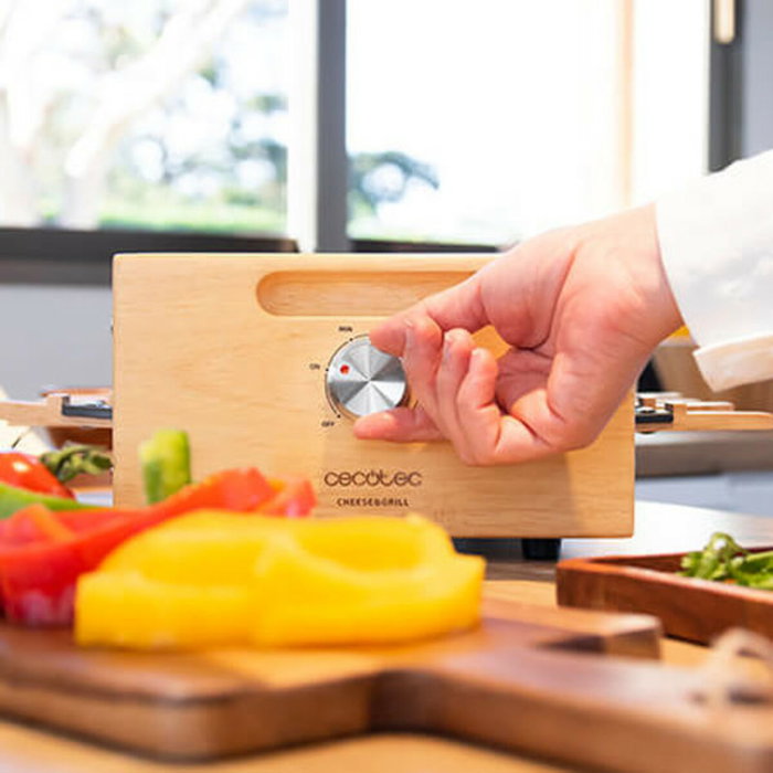 Plancha Grill Cecotec Cheese&Grill 8400 Wood MixGrill 1200 W Plancha Grill Cecotec Cheese&Grill 8400 Wood MixGrill 1200 W