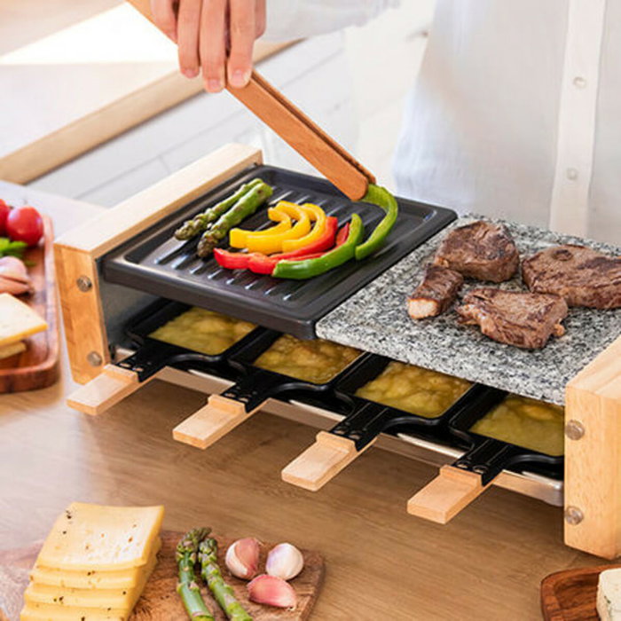 Plancha Grill Cecotec Cheese&Grill 8400 Wood MixGrill 1200 W Plancha Grill Cecotec Cheese&Grill 8400 Wood MixGrill 1200 W