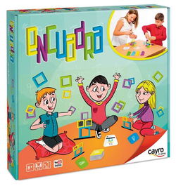 Cayro Juego Encuadra ¡Se El Primero en Conseguir El Reto! Juego de mesa para niños a partir de 8 años, 2 jugadores, plástico, multilingüe