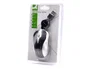 Q-connect Ratón Óptico Mini 800 DPI USB Retráctil 1,5 Ghz Negro