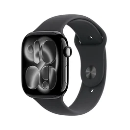 Apple Watch Series 11 GPS 46mm Negro Azabache Correa Deportiva Negra (M/L)