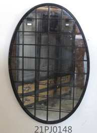 DKD Home Decor Espejo Metal 47,5x2,3x70 Negro