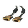 ROLINE 11.04.5511 Cable DVI-D Dual Link Macho-Macho 1m Negro Oro