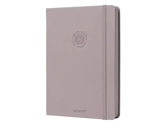 Liderpapel Agenda oficina Antartik 2027 gris A5 bilingüe Liderpapel Agenda oficina Antartik 2027 gris A5 bilingüe