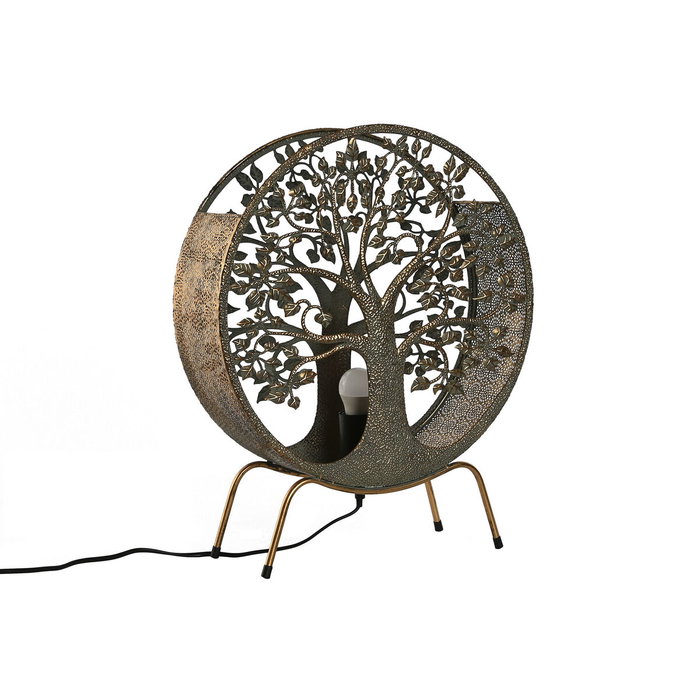 DKD Home Decor Lámpara de Sobremesa Árbol Dorado en Metal DKD Home Decor Lámpara de Sobremesa Árbol Dorado en Metal