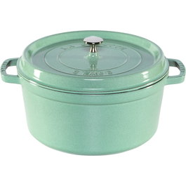 Staub La Cocotte 28cm Redonda Verde Salvia