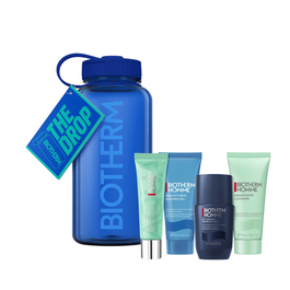 Biotherm Set de Cuidado de la Piel para Hombre con Aquapower y Botella de Agua