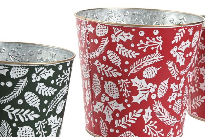 DKD Home Decor Caja Navidad Tradicional Metal Verde Rojo 21 x 19 x 21 cm (2 Unidades) DKD Home Decor Caja Navidad Tradicional Metal Verde Rojo 21 x 19 x 21 cm (2 Unidades)