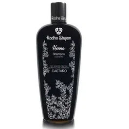 RADHE SHYAM Champú Henna Color Castaño 400 ml - Mantiene la coloración del cabello