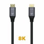Aisens Cable HDMI V2.1 Ultra Alta Velocidad 8K@60Hz 48Gbps 2m Gris/Negro