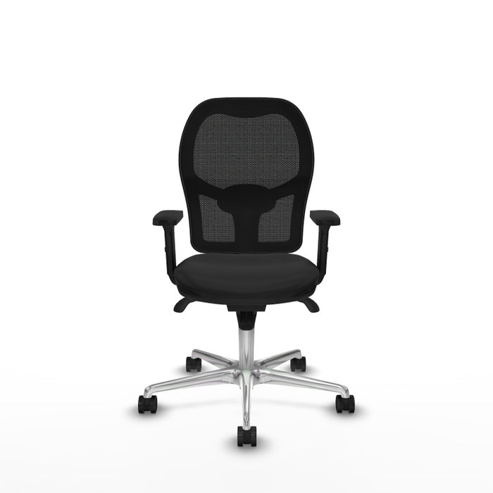 PIQUERAS Y CRESPO Silla de oficina Jorquera en Similpiel Negro con Mecanismo Sincro PIQUERAS Y CRESPO Silla de oficina Jorquera en Similpiel Negro con Mecanismo Sincro