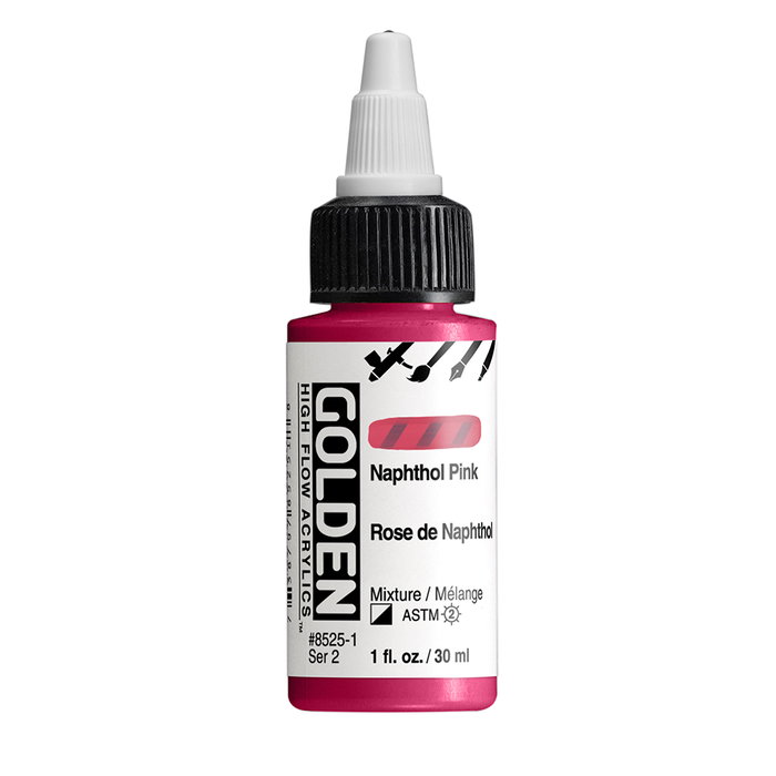 Golden High Flow Colores Acrílicos Naftol Rosa 30 ml Golden High Flow Colores Acrílicos Naftol Rosa 30 ml